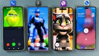 TrueCaller, Threema, Zangi & Viber S24Ultra + iPhone 15 PM + Xiaomi 13L + Nothing Phone