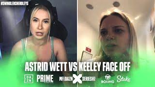 “I made YOU and SIMPLE SIMON” - ASTRID WETT vs KEELEY - FACE OFF | Misfits Boxing