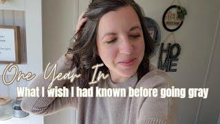 GRAY Hair Transition | 1 YEAR UPDATE | What I Wish I Had Known a Year Ago...