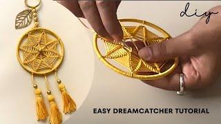 Simple Mini Dreamcatcher Tutorial Step by step for beginners #diy #handmadewithlove #crafts #bohol