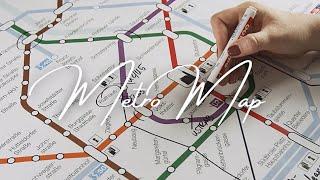 ASMR History of the Vienna Metro  Where is the missing line? (map tracing, soft spoken)