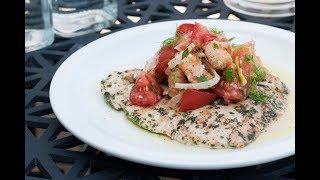 Andrew Zimmern Cooks: Chicken Paillard With Panzanella Salad