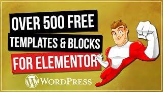 500+ Free Elementor Templates from Envato Elements Template Kits
