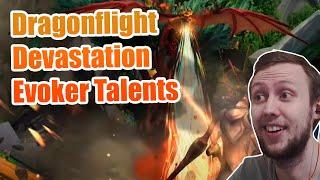 WoW Dragonflight DEVASTATION EVOKER Talent Tree First Impressions