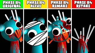 Phase 4 VS Phase 4 Alive VS Phase 4 Retake VS Phase 4 Remake in Incredibox Sprunki!