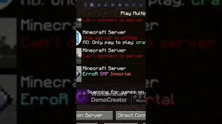 I know error smp ip????? #viral youtube