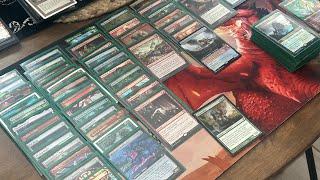 Piles of MTG cards! Making a Meria artifact reanimator deck for the first time, Magic the Gathering