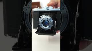 Vintage Camera Alert!  A vintage Zeiss Ikon Signal Nettar 518/16 Folding 6x6 Horizontal Camera