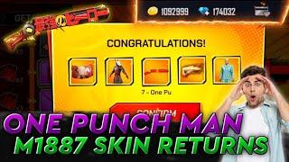 One Punch Man  Gun skin Return  Freefire #helpinggamer #returnonepunchm1887