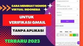 Cara Membuat Nomor Virtual Indonesia Tanpa Aplikasi Untuk Verifikasi Gmail