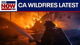 California fires LIVE: New Ventura fire breaks out, strong winds fueling Palisades and Eaton fires