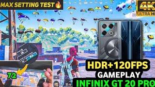 INFINIX GT 20 HDR+90 FPS MAX SETTING GRAPHICS TEST WITH FPS METER 