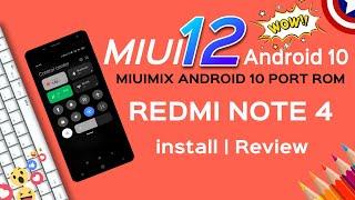 MIUI 12 Android 10 REDMI NOTE 4 | Download Android 10 MIUI 12 for REDMI NOTE 4 | Android 10 MIUI 12