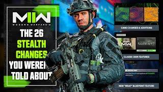 Modern Warfare 2: 26 Secret Changes Infinity Ward Didn't Mention (Season 5 Stealth Changes)