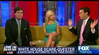 Anna Kooiman hot legs cross - Fox & Friends - 03/23/13