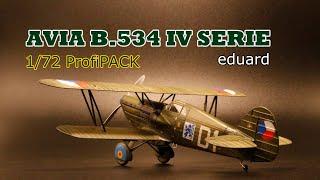 BUILDING A CZECHOSLOVAK Avia B.534.serie  1/72 ProfiPACK eduard part 02