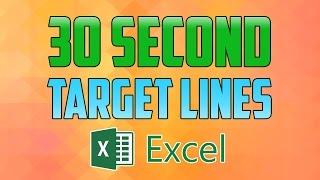 Excel 2016 : How to Add Target Lines to a Chart / Graph