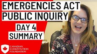 Public Order Emergency Commission - Day 4 of Hearings