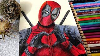 How to draw Deadpool : Deadpool and Wolverine |Vision Slit