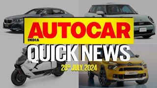 Tata Curvv new details, Citroen Basalt revealed, BMW 5 Series & more | News | Autocar India