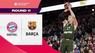 The PERFECT STORM of Obst's THREES | Bayern - Barcelona | BASKETBALL HIGHLIGHTS R11 2024-25