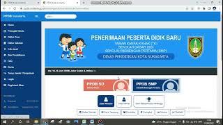 CARA AKSES PPDB ONLINE SMP SURAKARTA 2022-2023