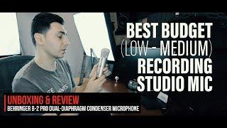 Best budget Studio Mic Behringer B2 Pro Dual Diaphragm Condenser Microphone Unboxing & Review