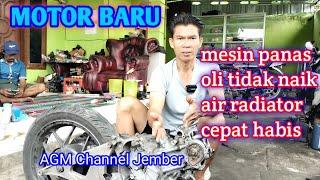 depat kiriman mesin motor cepat panas dan berisik