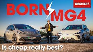 MG4 vs Cupra Born review – what's the BEST small electric car? | What Car?