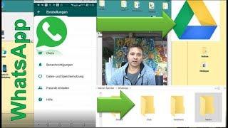 WhatsApp sichern mit Drive oder USB auf Windows 10