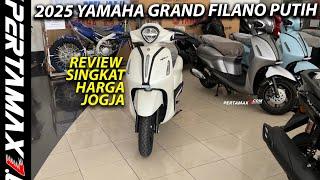 Review Yamaha Grand Filano 125 Warna Putih Glossy NEO 2025 Terbaru Harga Jogja Terjangkau  #filano