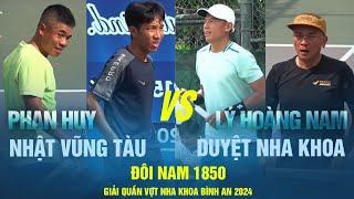 ĐÔI NAM 1850 | LÝ HOÀNG NAM -DUYỆT NK VS PHAN HUY - NHẬT VŨNG TÀU | Tennis Phong Trào