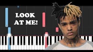 XXXTENTACION - Look At Me! /Riot (Piano Tutorial)