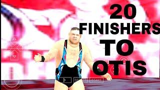 20 Finishers To Otis in WWE 2K22 PPSSPP |