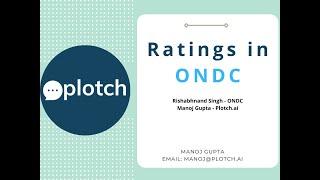 Ratings in ONDC: Deep Dive