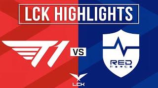 T1 vs NS Highlights ALL GAMES | LCK 2024 Summer | T1 vs Nongshim RedForce