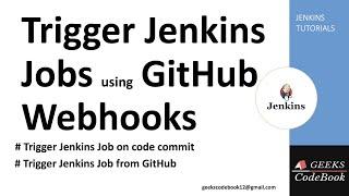 Jenkins #6 | Auto Trigger Jenkins Jobs using GitHub Webhooks