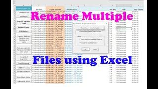 How to list and rename multiple files using Excel | File Manager