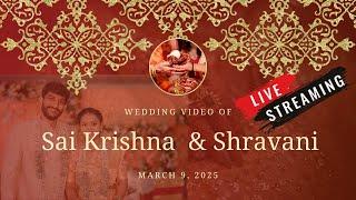 "Live Wedding: Sai krishna & Shravani"