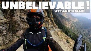 What a route! Niti Valley to Chopta - Winters 2024 | EP 15 #uttarakhand #motovlogger