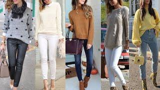 Nuevas TENDENCIAS de MODA MUJER 2021 otoño invierno /JERSEYS Y SUETERS DE MODA OTOÑO INVIERNO 2021