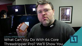 What Can You Do With 64 Core Threadripper Pro? We'll Show You!