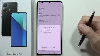 How to Cast Screen to TV on Redmi Note 13 - Screen Mirroring