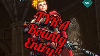 TYRA bounty board entry for Paladins by Evil Mojo Games