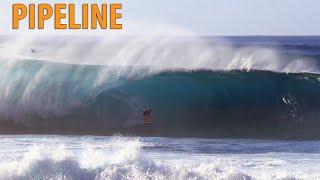 Surfing Pipeline - BIG WAVES!!! - January 2, 2023