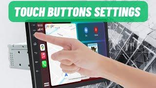 How to set Touch Panel Buttons of Android car stereo Y5 | Panel Key Learning of Android Car Stereo