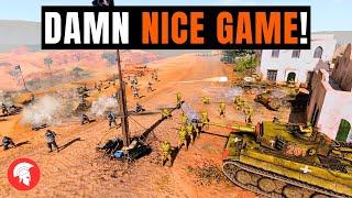 DAMN NICE GAME! - Company of Heroes 3 - US Forces Gameplay - 4vs4 Multiplayer - No Commentary