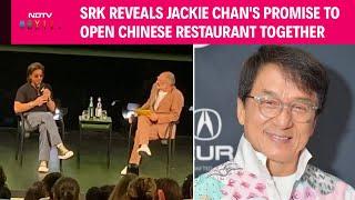 Shah Rukh Khan On Jackie Chan At Locarno: "He Promised To Open A Chinese Restaurant With Me..."