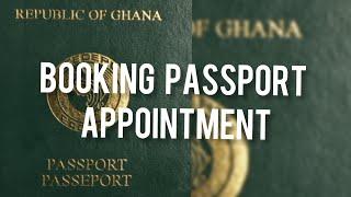 How to Rebook Ghanaian passport Appointment Online #passport #ghana