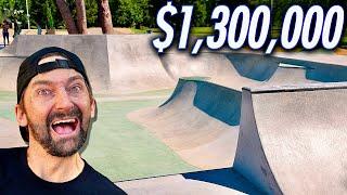 WE DESTROYED A $1.3 MILLION DOLLAR SKATEPARK!| ALL TERRAIN TOUR EP. 1